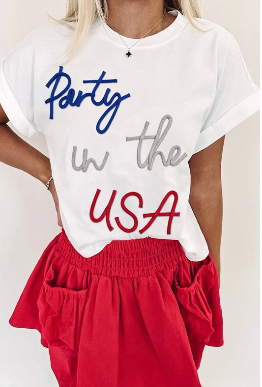 Party In The USA Graphic Shirt RTS