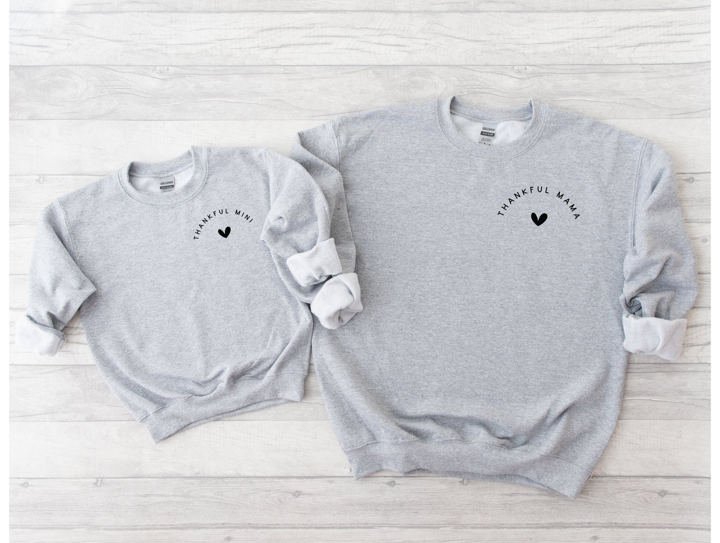 Wholesale Thankful Mama & Mini - Grey Mama Sweatshirt
