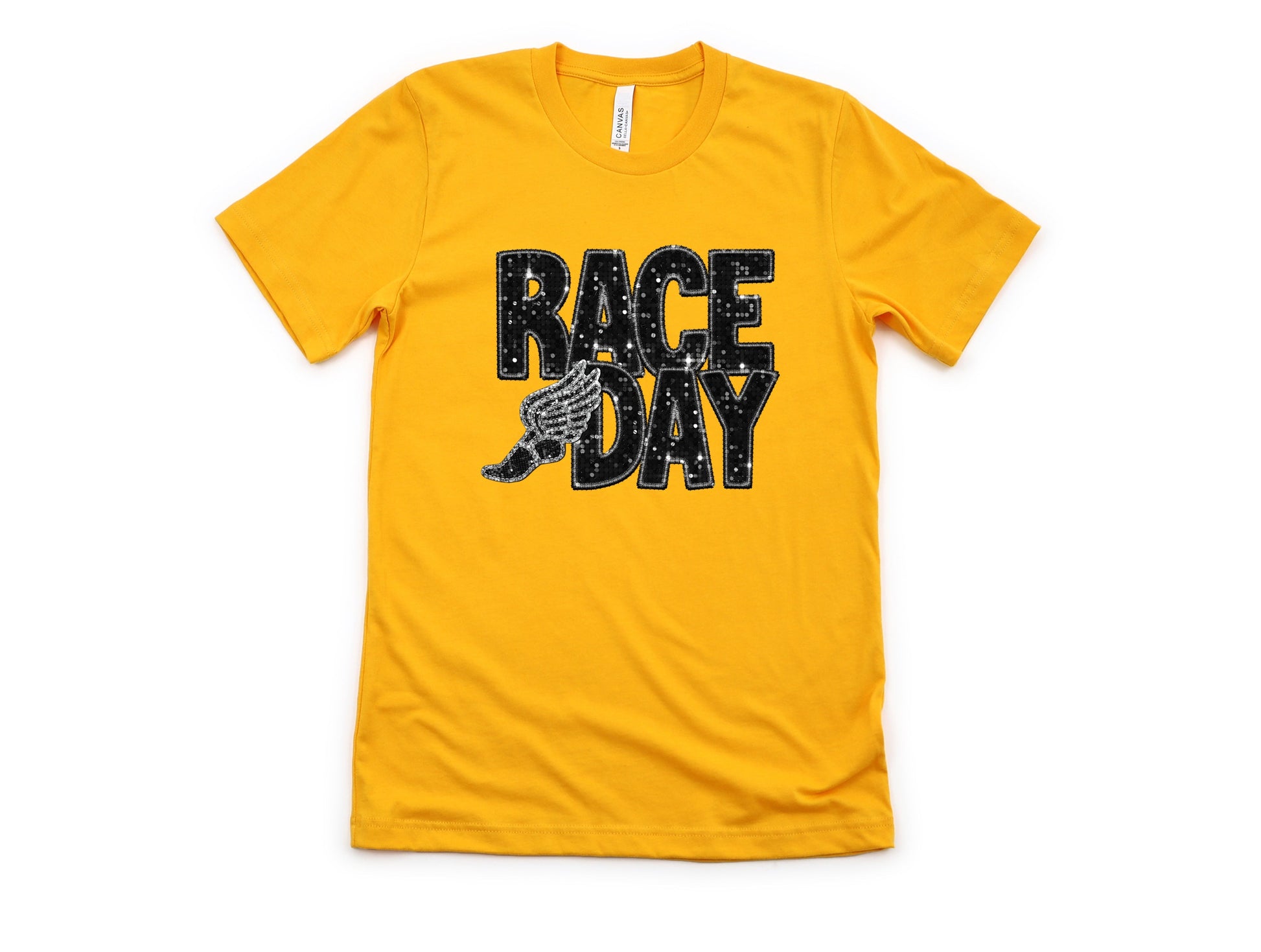 Wholesale Track Bling Graphic Tee - White Tee