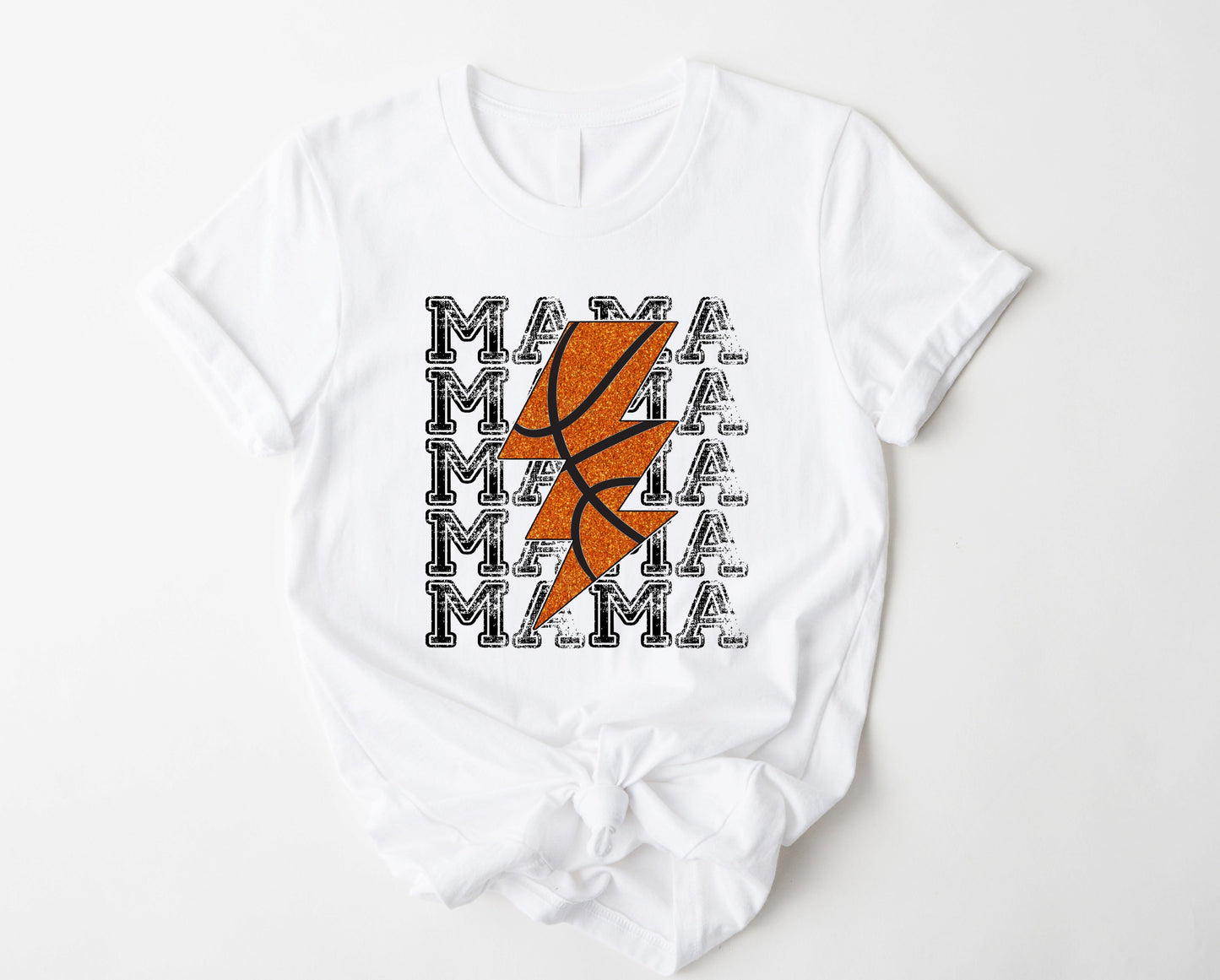 Wholesale Basketball Mama Graphic Tee - Heather Grey