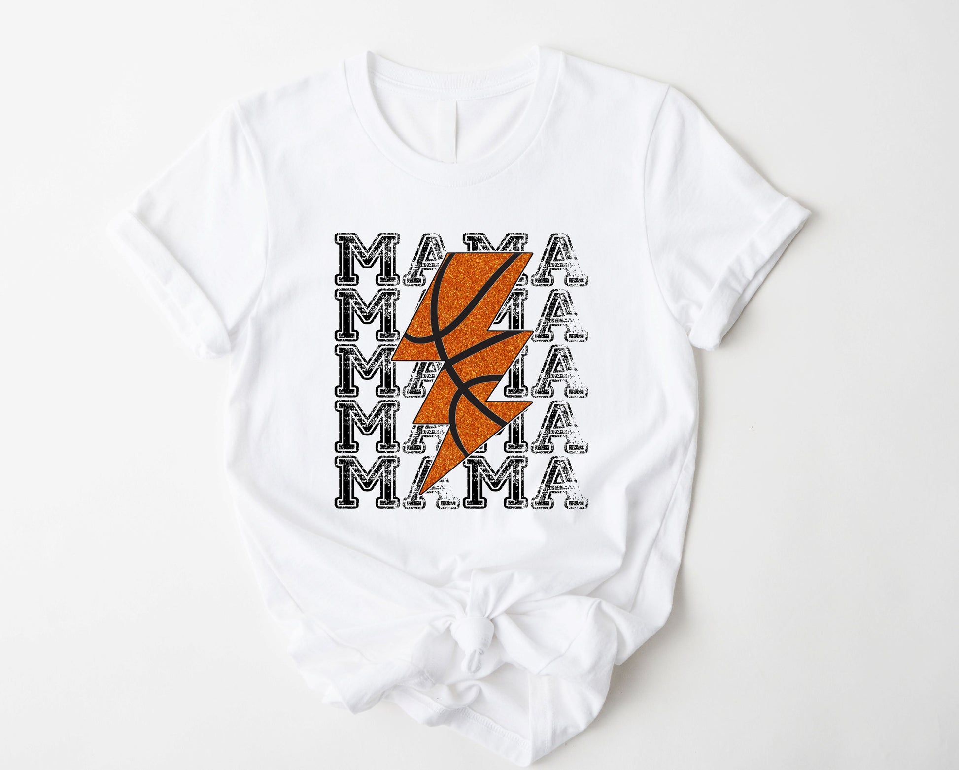 Wholesale Basketball Mama Graphic Tee - Heather Grey