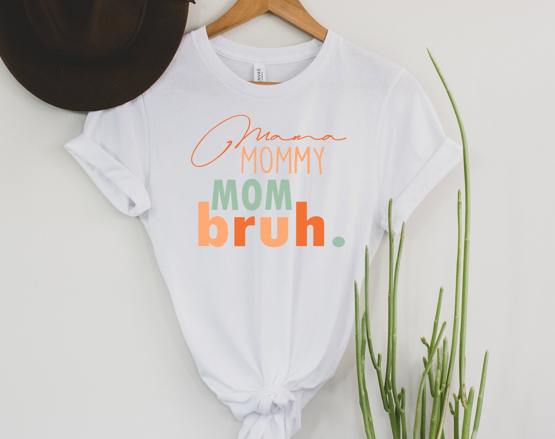 Wholesale Bruh Graphic Tee - Heather Sand