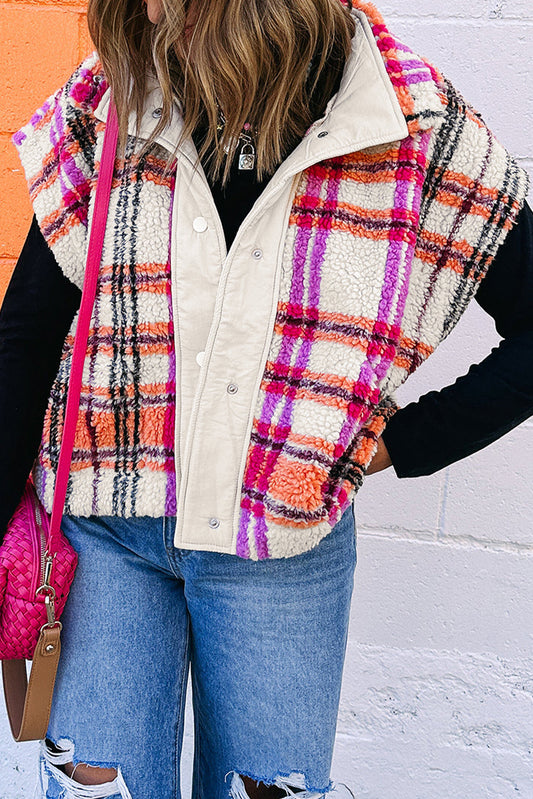 Plaid Sherpa Vest RTS