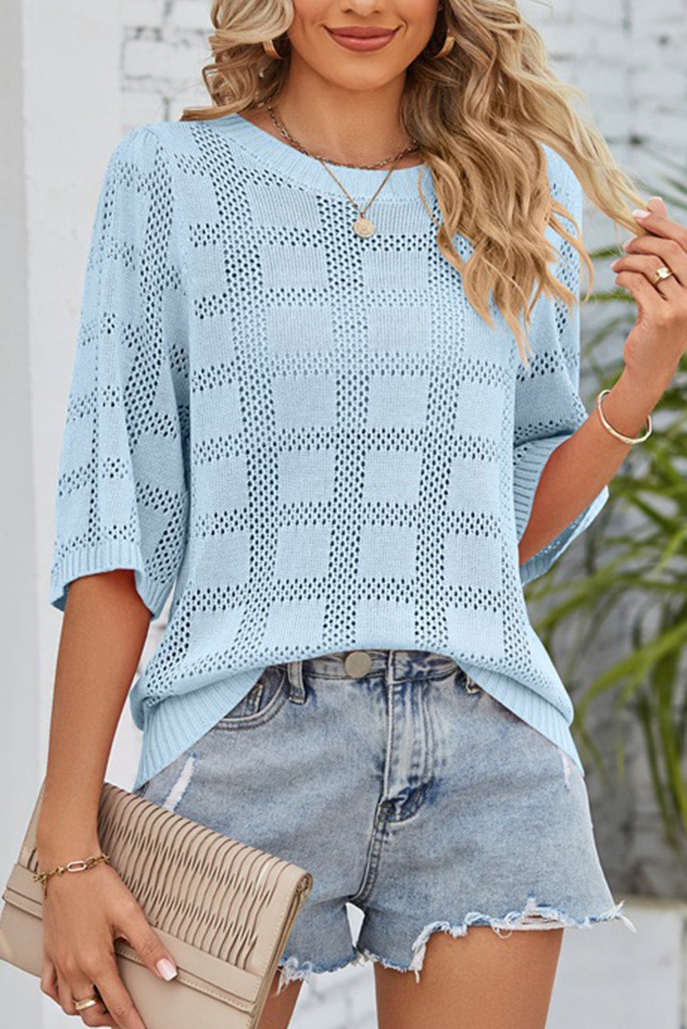 Blue Checkered Top RTS
