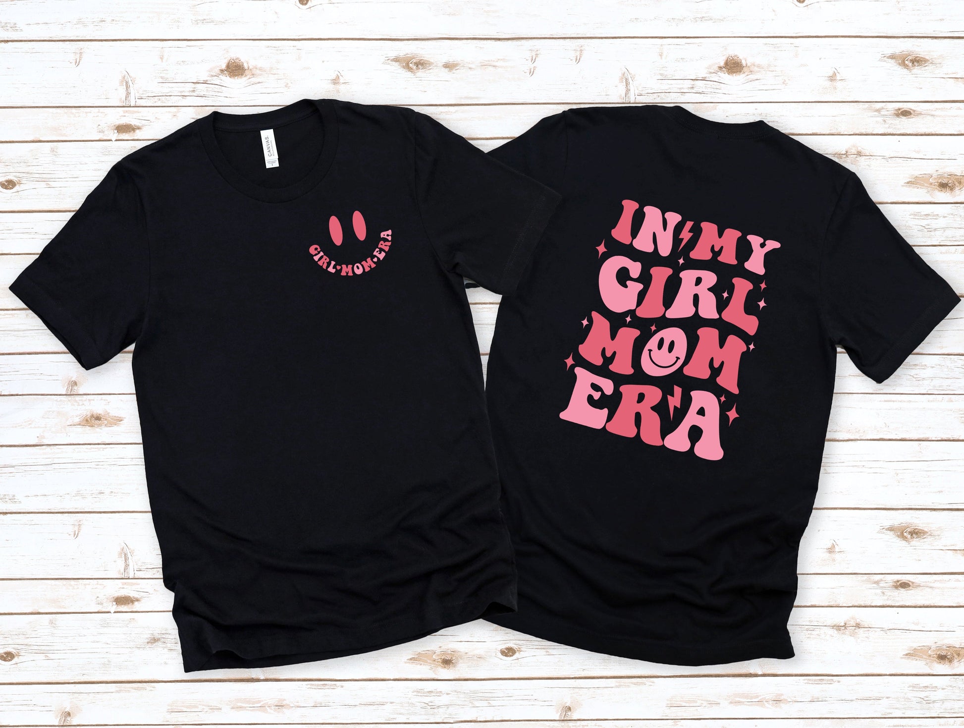 Wholesale Girl Mom Era Graphic Tee - White Tee