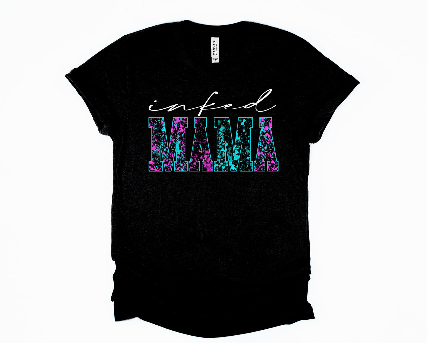 Wholesale Inked Mama Graphic Tee - Black