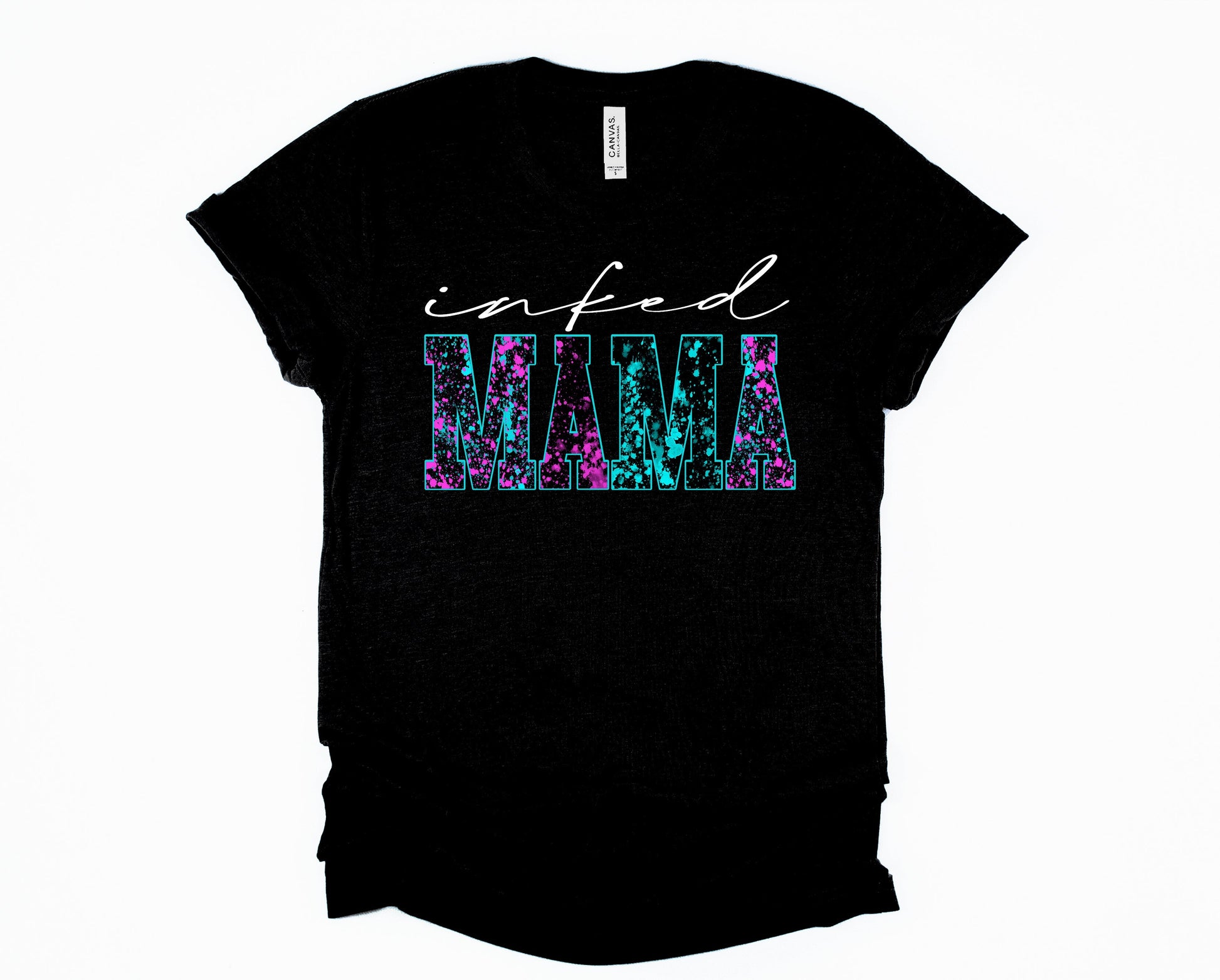 Wholesale Inked Mama Graphic Tee - Black