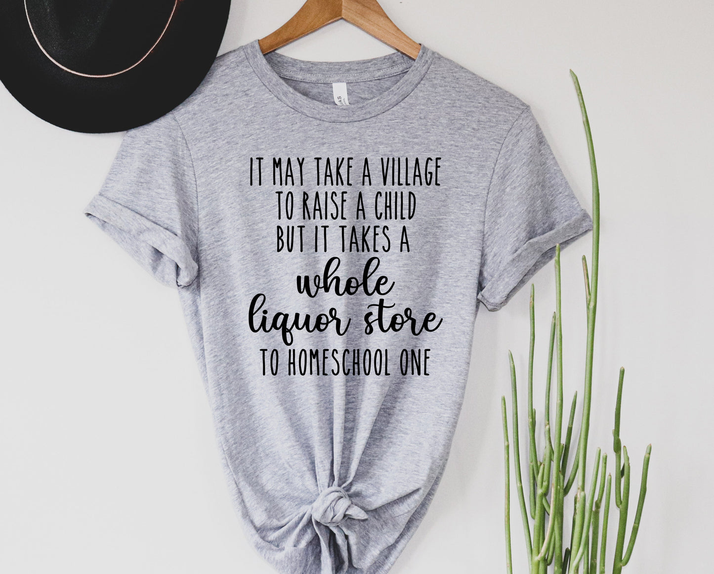 Wholesale It Takes a Villiage Graphic Tee - Sand