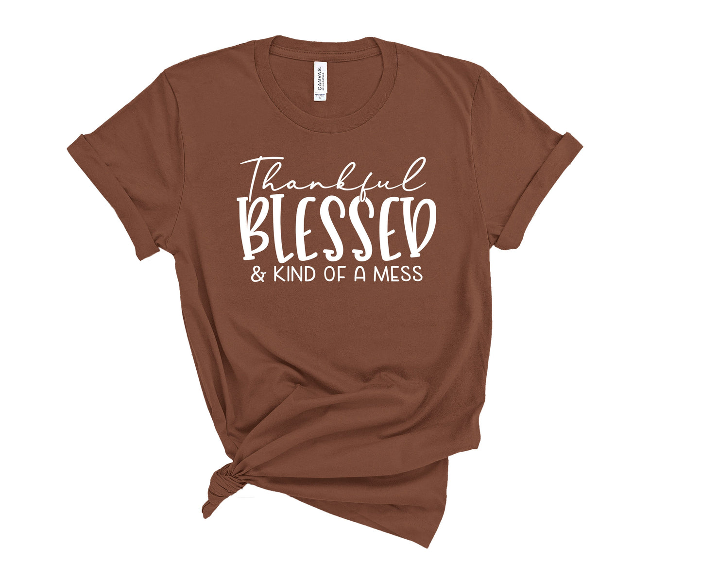 Wholesale Kind of a Mess Graphic Tee - Mauve