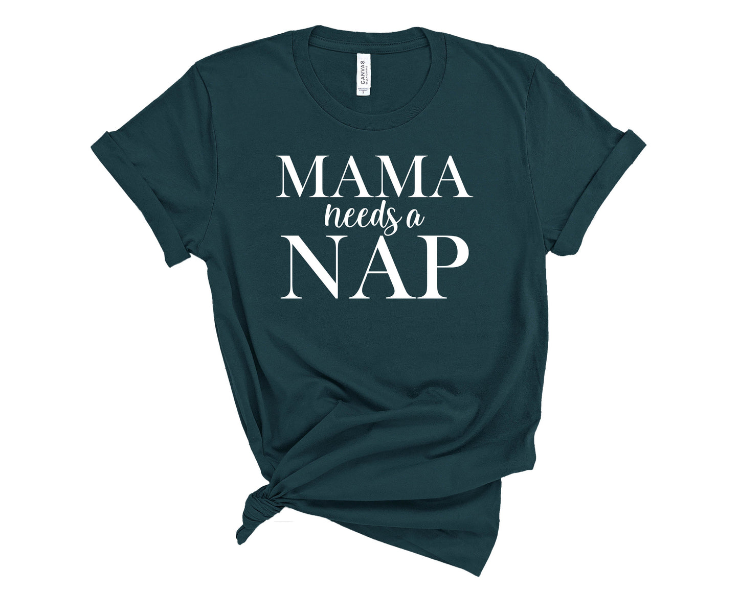 Wholesale Mama Needs a Nap Graphic Tee - Atlantic