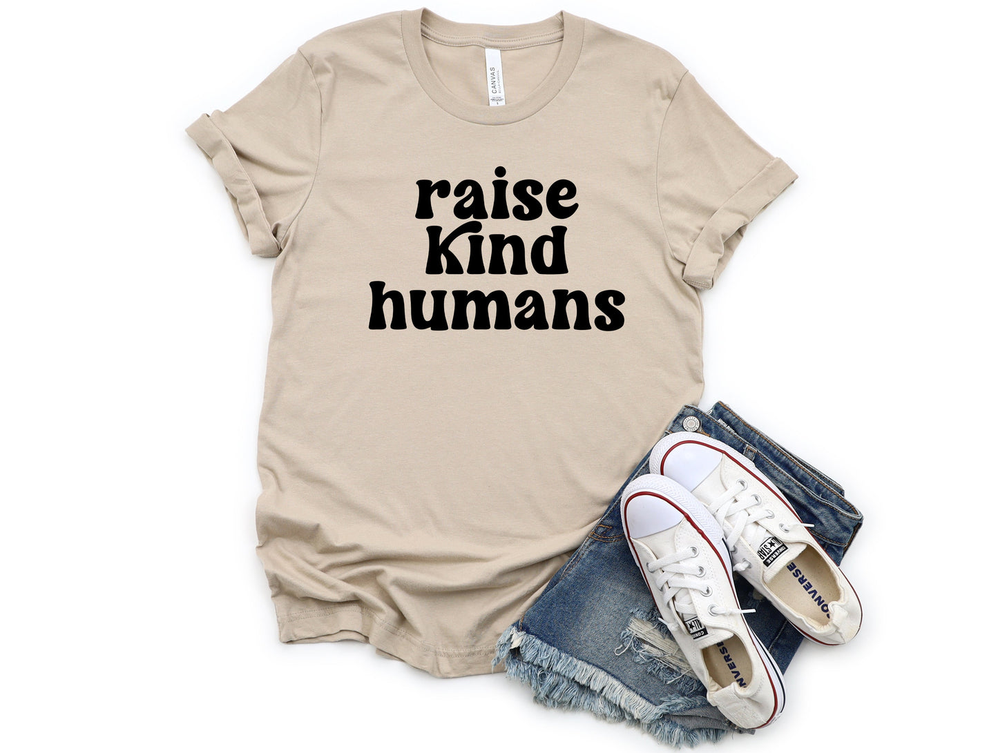 Wholesale Raise Kind Humans Graphic Tee - Fuchsia Sweatshirt