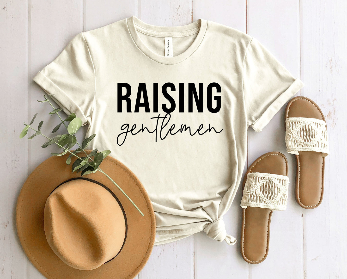 Wholesale Raising Gentlemen Graphic Tee - Heather Forest