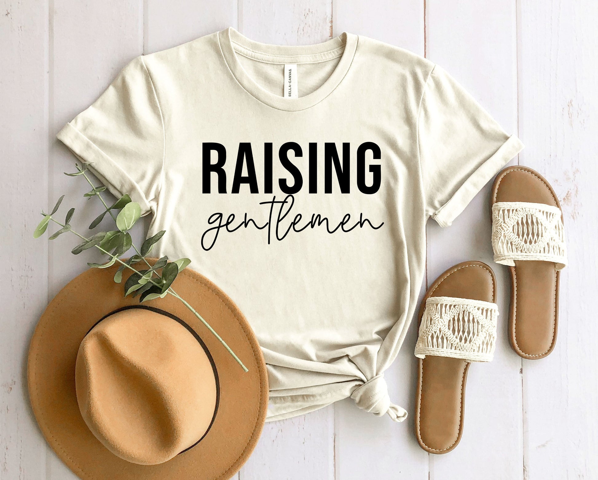Wholesale Raising Gentlemen Graphic Tee - Heather Forest