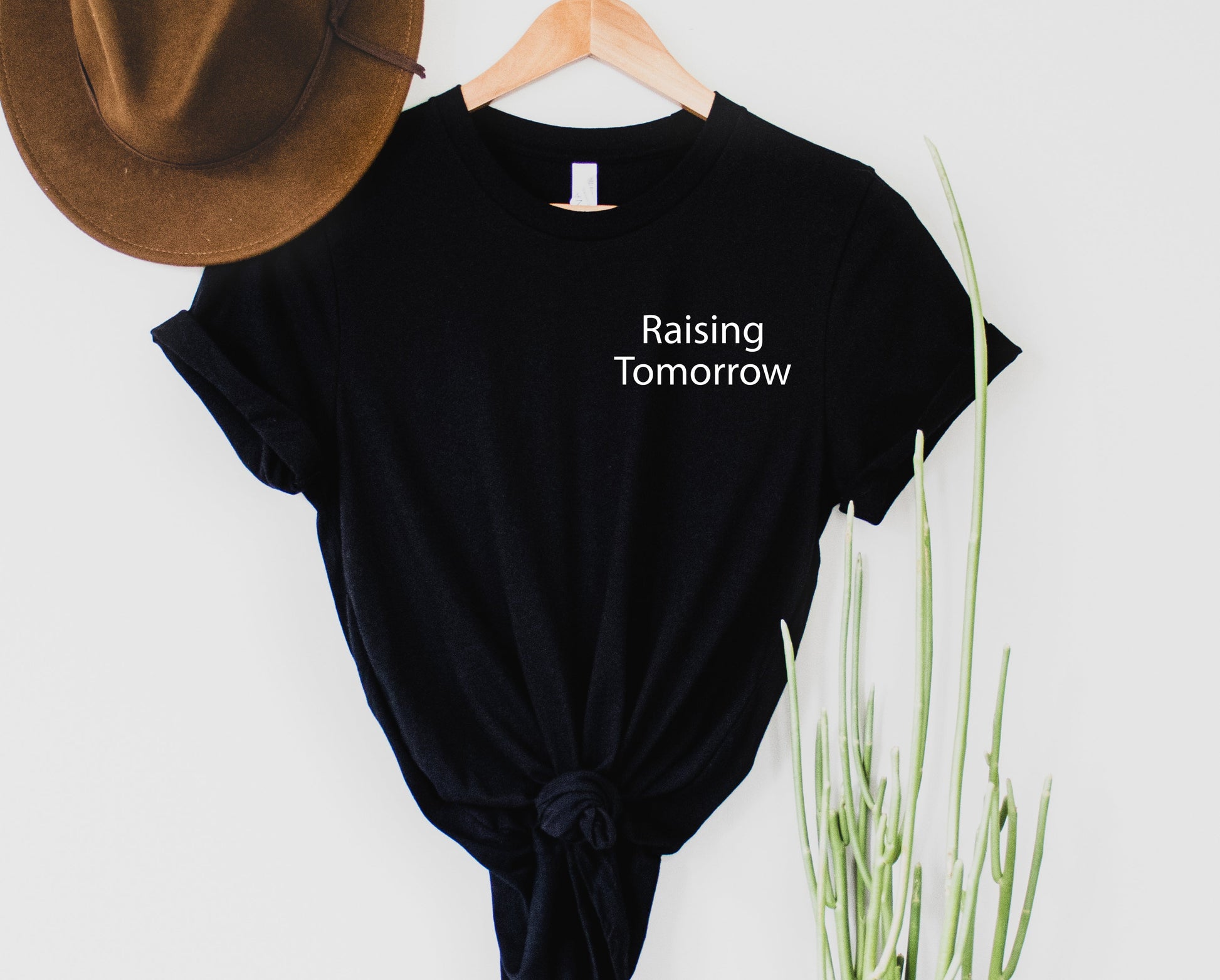 Wholesale Raising Tomorrow Graphic Tee - White