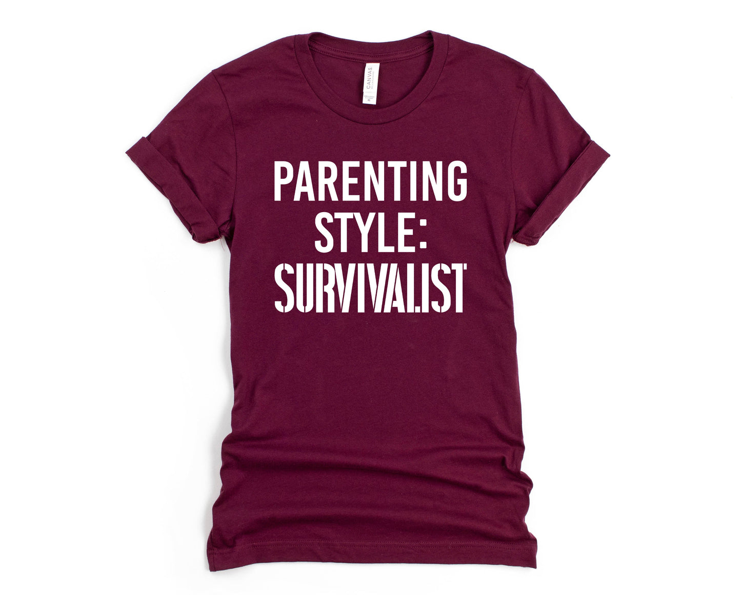 Wholesale Survivalist Graphic Tee - Black