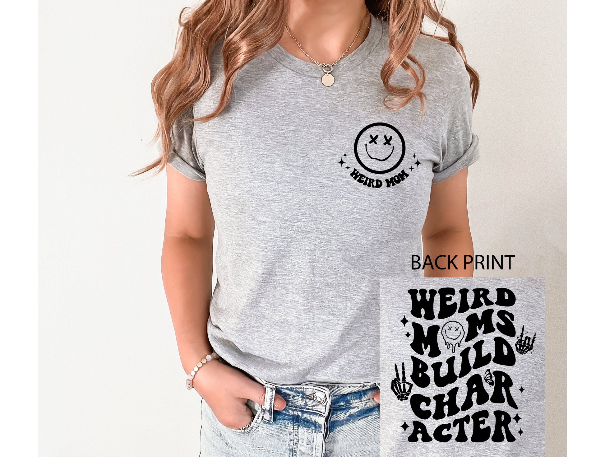 Wholesale Weird Moms - Grey Sweatshirt