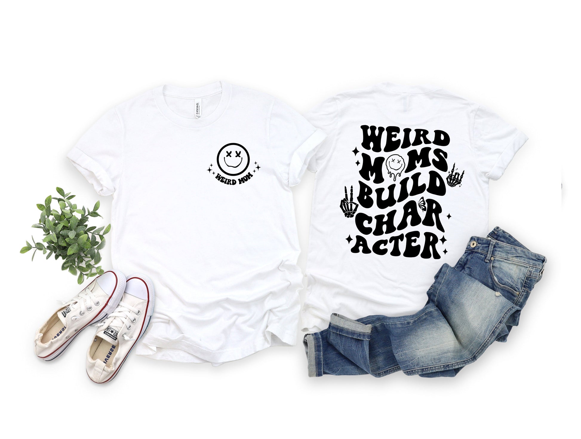 Wholesale Weird Moms - Grey Tee