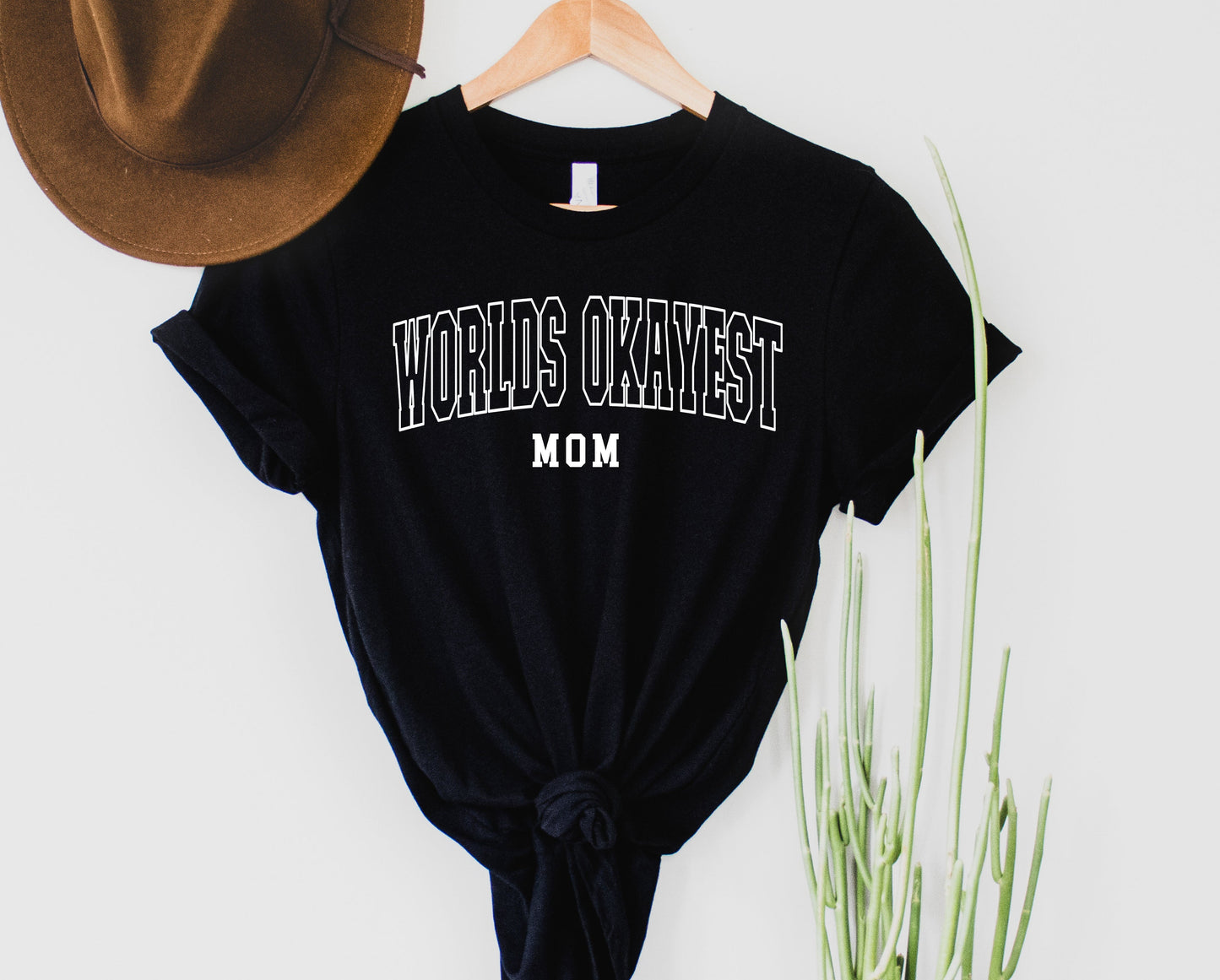 Worlds Okayest Mom Graphic Tee