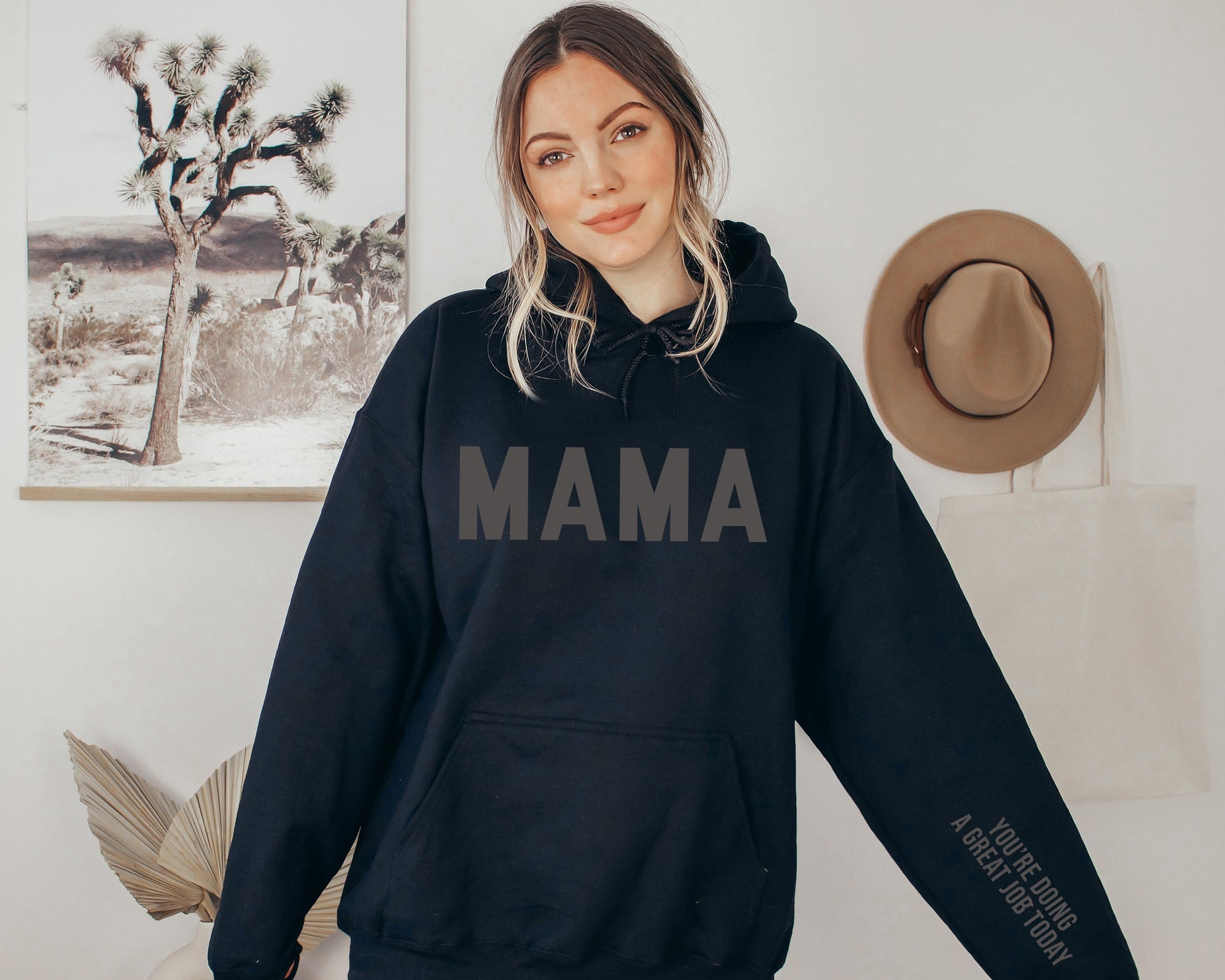 Wholesale You're Doing a great job today - Black Hoodie