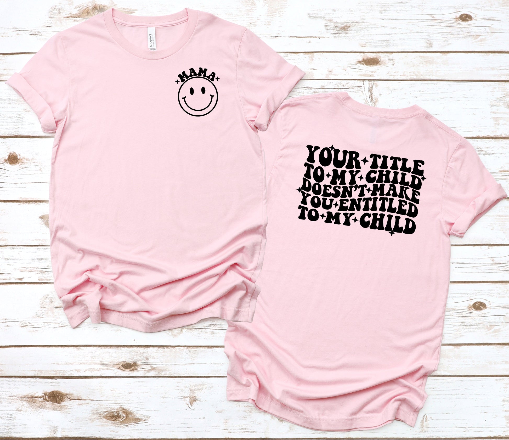 Wholesale Your Title to My Child Graphic Tee - Aqau