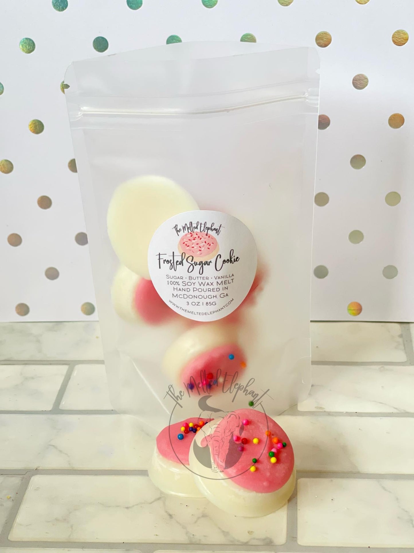 Frosted Sugar Cookie Wax Melts- Pink