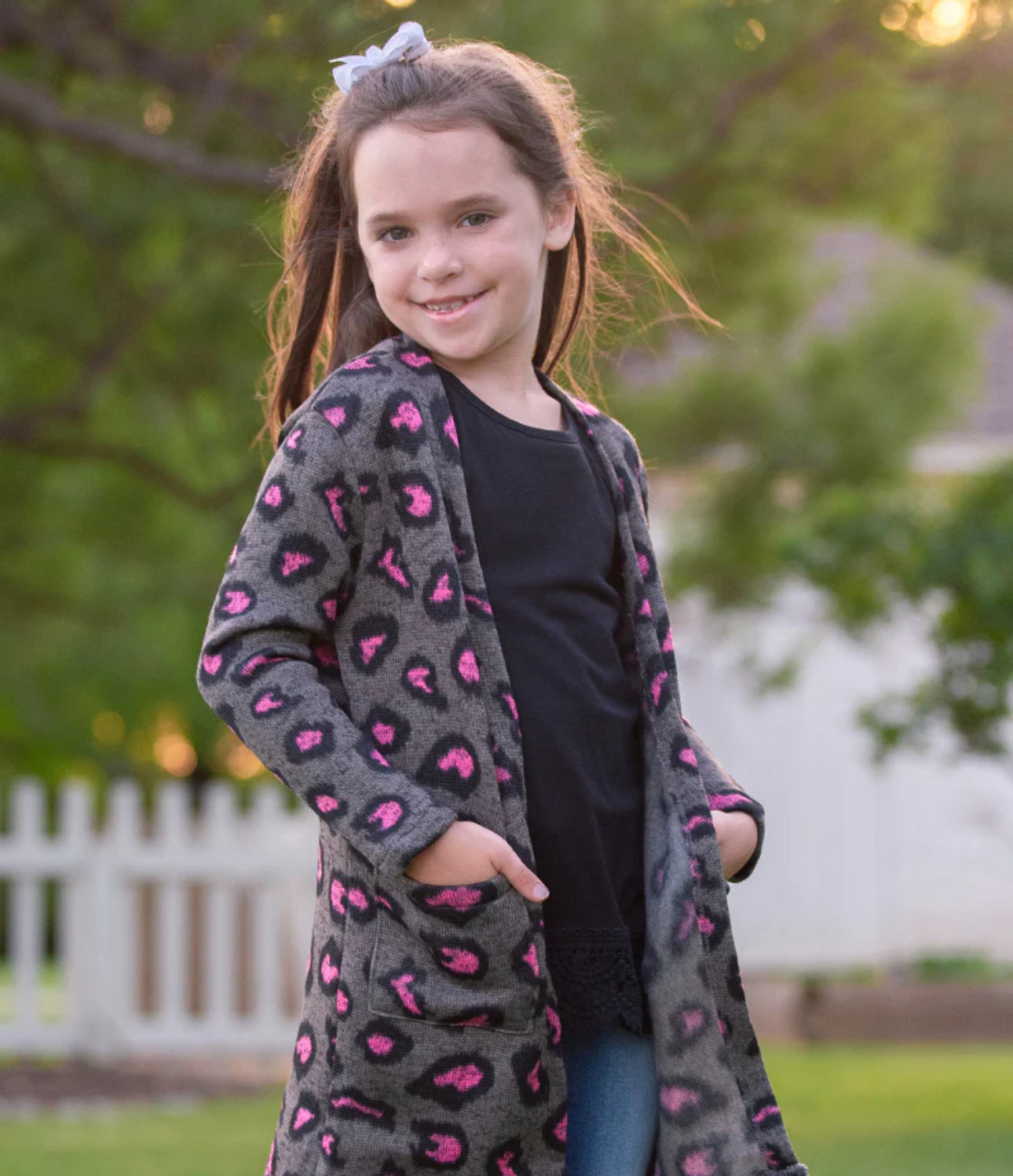 Girls’ Pink Panther Cardigan