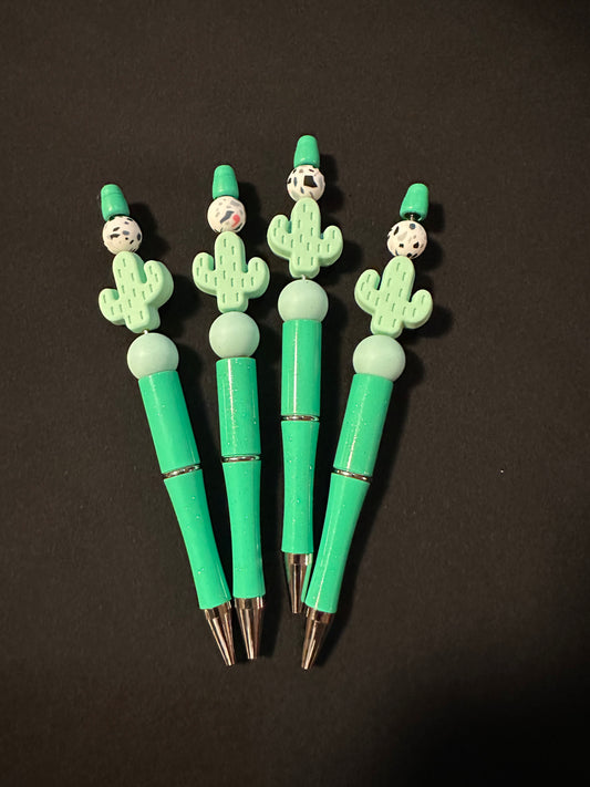 Sea Foam Cactus Pens