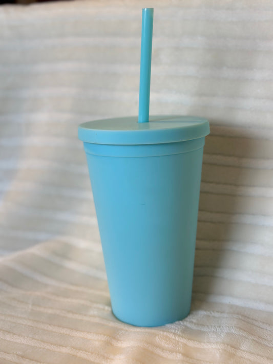 Blue Silicone Cup